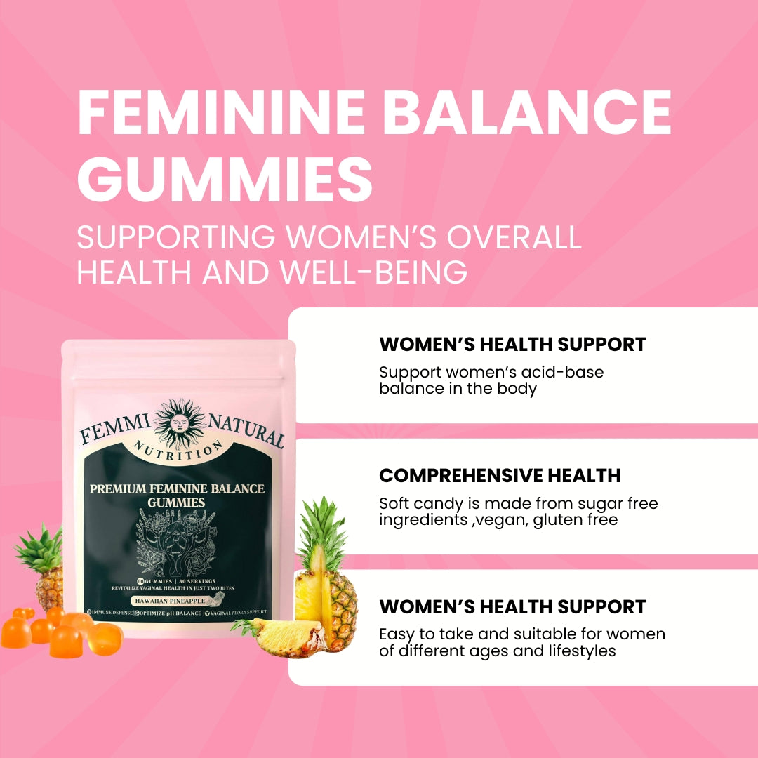 Femmi Vaginal Balance Gummies - Hawaiian Pineapple